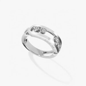 14K/18K Genuine Gold Messika Move Classique Ring Diamond Flexible